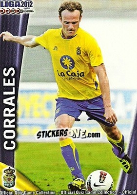 Figurina Corrales - Campeonato Nacional De Liga 2011-2012 - Mundicromo