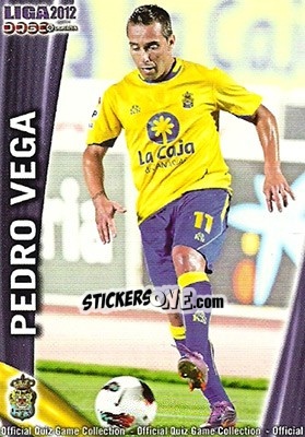 Sticker Pedro Vega - Campeonato Nacional De Liga 2011-2012 n. 1019 - Mundicromo
