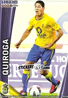 Sticker Quiroga - Campeonato Nacional De Liga 2011-2012 - Mundicromo
