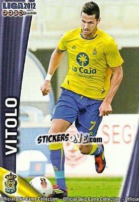Sticker Vitolo - Campeonato Nacional De Liga 2011-2012 - Mundicromo