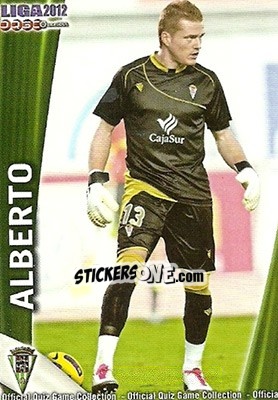 Sticker Alberto - Campeonato Nacional De Liga 2011-2012 n. 1030 - Mundicromo