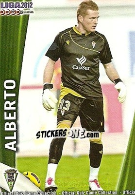 Sticker Alberto - Campeonato Nacional De Liga 2011-2012 - Mundicromo