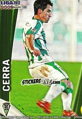 Sticker Cerra - Campeonato Nacional De Liga 2011-2012 - Mundicromo
