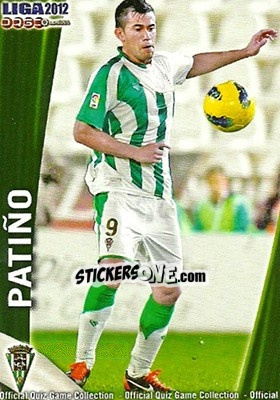 Cromo Patiño - Campeonato Nacional De Liga 2011-2012 - Mundicromo
