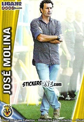 Sticker José Molina - Campeonato Nacional De Liga 2011-2012 - Mundicromo