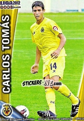 Sticker Carlos Tomás - Campeonato Nacional De Liga 2011-2012 - Mundicromo