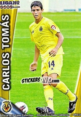 Sticker Carlos Tomás - Campeonato Nacional De Liga 2011-2012 n. 1052 - Mundicromo
