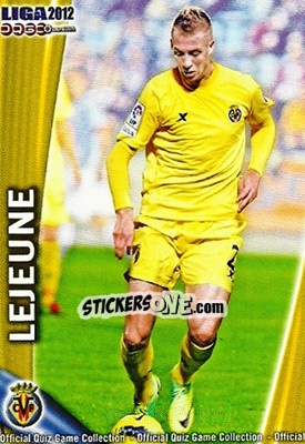 Sticker Lejeune - Campeonato Nacional De Liga 2011-2012 - Mundicromo