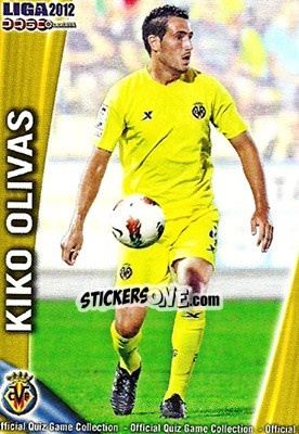 Sticker Kiko - Campeonato Nacional De Liga 2011-2012 - Mundicromo
