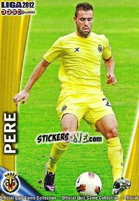 Sticker Pere - Campeonato Nacional De Liga 2011-2012 - Mundicromo