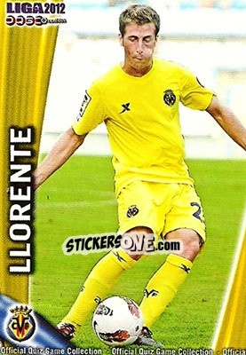 Sticker Llorente - Campeonato Nacional De Liga 2011-2012 n. 1060 - Mundicromo