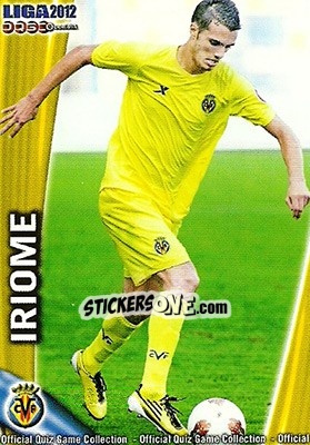 Sticker Iriome - Campeonato Nacional De Liga 2011-2012 - Mundicromo