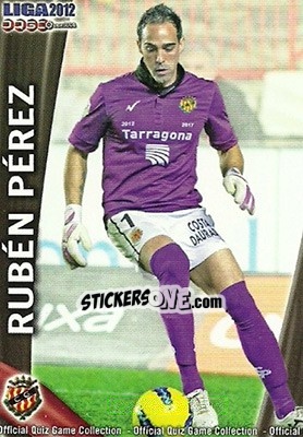 Cromo Rubén Pérez - Campeonato Nacional De Liga 2011-2012 - Mundicromo