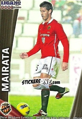 Sticker Mairata - Campeonato Nacional De Liga 2011-2012 - Mundicromo
