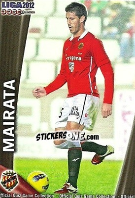 Sticker Mairata - Campeonato Nacional De Liga 2011-2012 n. 1075 - Mundicromo