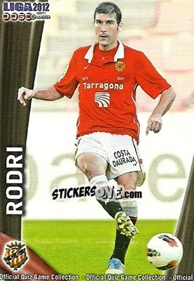 Sticker Rodri - Campeonato Nacional De Liga 2011-2012 - Mundicromo