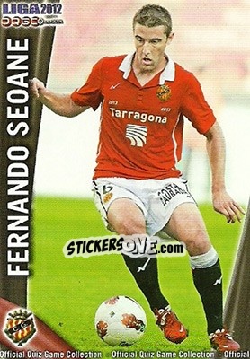 Sticker Seoane - Campeonato Nacional De Liga 2011-2012 n. 1081 - Mundicromo