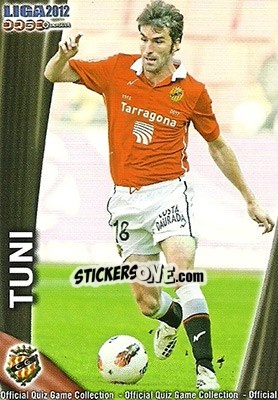 Sticker Tuni - Campeonato Nacional De Liga 2011-2012 - Mundicromo