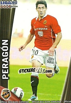 Figurina Peragón - Campeonato Nacional De Liga 2011-2012 - Mundicromo