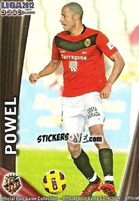 Cromo Powel - Campeonato Nacional De Liga 2011-2012 - Mundicromo