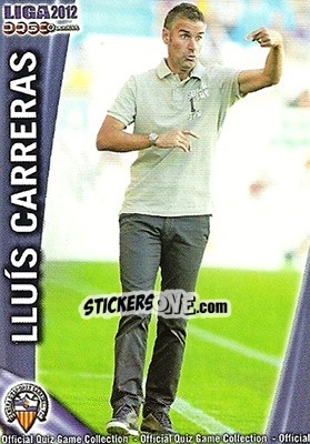Sticker Lluis Carreras - Campeonato Nacional De Liga 2011-2012 - Mundicromo