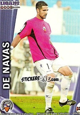 Sticker De Navas - Campeonato Nacional De Liga 2011-2012 - Mundicromo