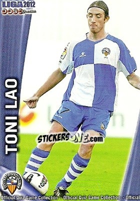 Sticker Toni Lao - Campeonato Nacional De Liga 2011-2012 - Mundicromo