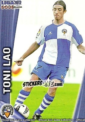 Cromo Toni Lao - Campeonato Nacional De Liga 2011-2012 - Mundicromo