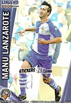 Figurina Manu Lanzarote - Campeonato Nacional De Liga 2011-2012 - Mundicromo