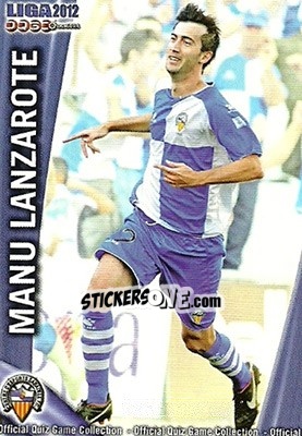 Sticker Manu Lanzarote - Campeonato Nacional De Liga 2011-2012 n. 1100 - Mundicromo