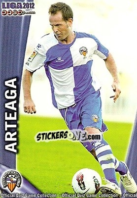 Sticker Arteaga - Campeonato Nacional De Liga 2011-2012 - Mundicromo