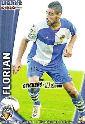 Sticker Florian - Campeonato Nacional De Liga 2011-2012 - Mundicromo