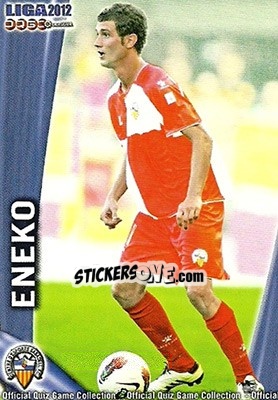 Sticker Eneko - Campeonato Nacional De Liga 2011-2012 - Mundicromo