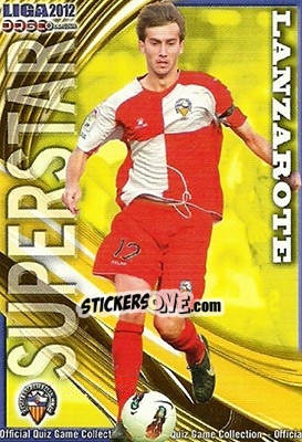 Sticker Manu Lanzarote - Campeonato Nacional De Liga 2011-2012 - Mundicromo