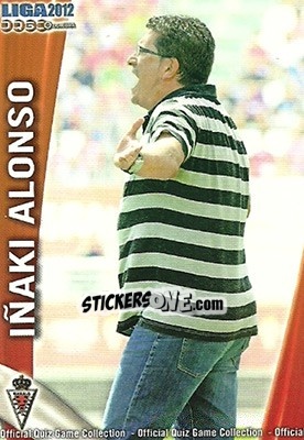 Sticker Iñaki Alonso - Campeonato Nacional De Liga 2011-2012 - Mundicromo