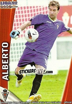 Cromo Alberto - Campeonato Nacional De Liga 2011-2012 - Mundicromo