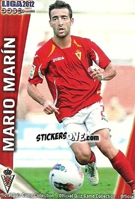 Figurina Mario Marín - Campeonato Nacional De Liga 2011-2012 - Mundicromo