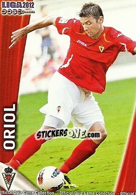 Sticker Oriol - Campeonato Nacional De Liga 2011-2012 - Mundicromo