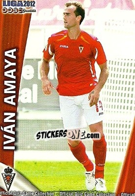 Figurina Iván Amaya - Campeonato Nacional De Liga 2011-2012 - Mundicromo