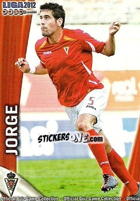 Sticker Jorge - Campeonato Nacional De Liga 2011-2012 - Mundicromo