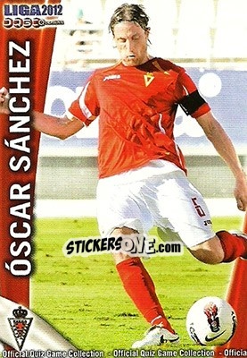 Sticker óscar Sánchez - Campeonato Nacional De Liga 2011-2012 - Mundicromo