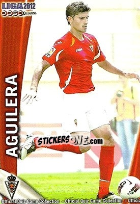 Figurina Aguilera - Campeonato Nacional De Liga 2011-2012 - Mundicromo