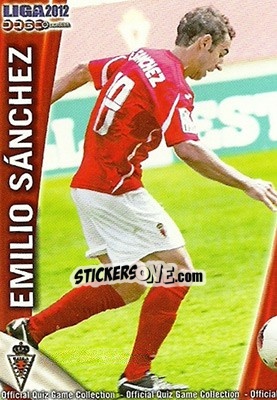 Cromo Emilio Sánchez - Campeonato Nacional De Liga 2011-2012 - Mundicromo