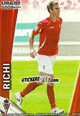 Sticker Richi - Campeonato Nacional De Liga 2011-2012 - Mundicromo