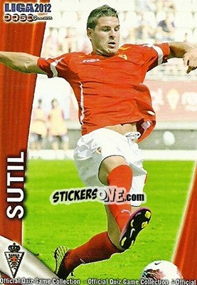 Sticker Sutil - Campeonato Nacional De Liga 2011-2012 - Mundicromo