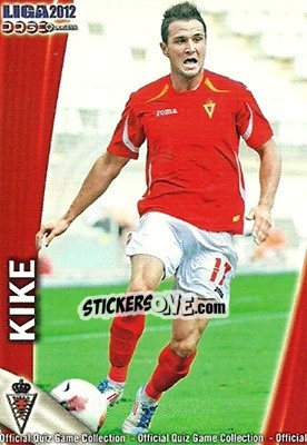 Cromo Kike - Campeonato Nacional De Liga 2011-2012 - Mundicromo