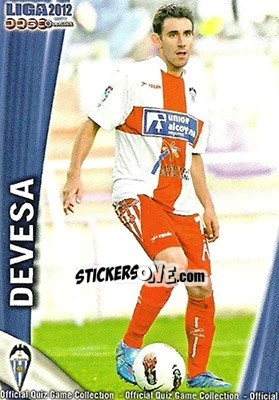 Sticker Devesa - Campeonato Nacional De Liga 2011-2012 - Mundicromo