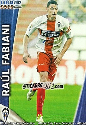 Sticker Fabiani - Campeonato Nacional De Liga 2011-2012 - Mundicromo