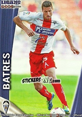 Sticker Batres - Campeonato Nacional De Liga 2011-2012 - Mundicromo