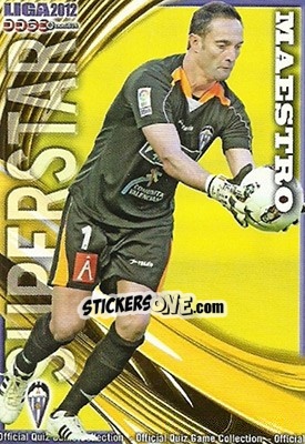 Sticker Maestro - Campeonato Nacional De Liga 2011-2012 - Mundicromo